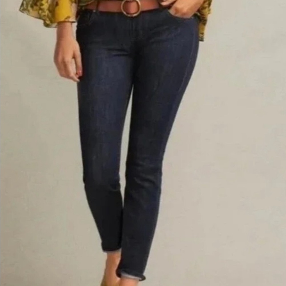 CAbi Dark rinse skinny jeans #5493